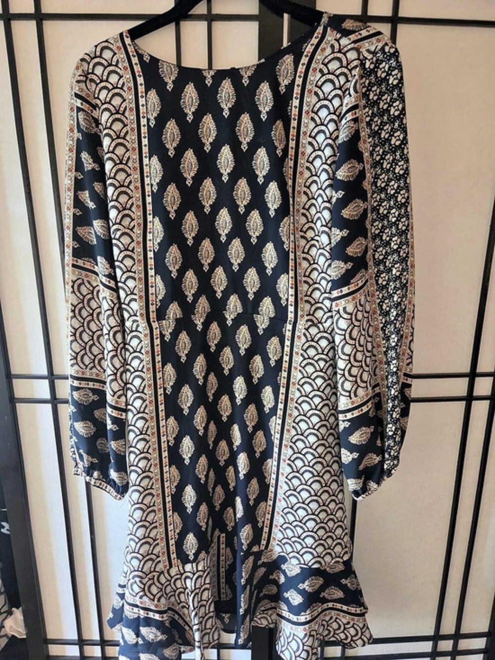 Kensie Printed Mini Dress Size XS Like New